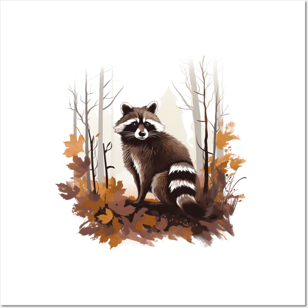 Raccoony Cuteness Wall Art by zooleisurelife